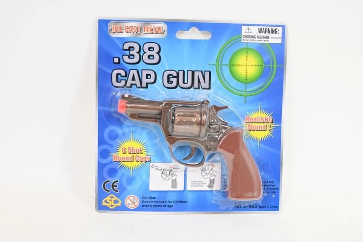 Kovový pistolet na kapsle – klasický revolver