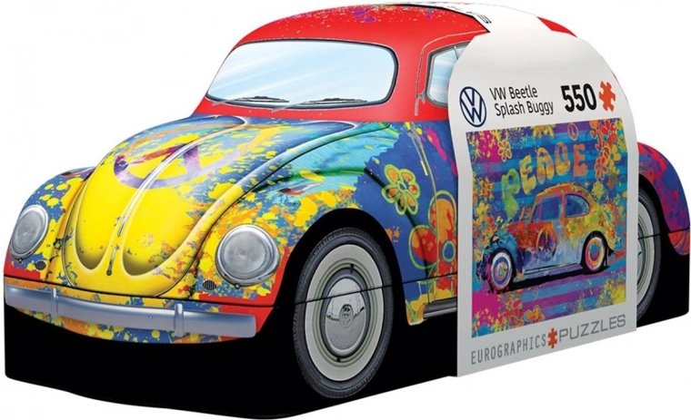 Puzzle EUROGRAPHICS v plechové krabičce Volkswagen Brouk 550 dílků