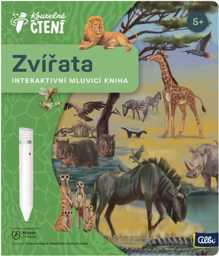 Albi Kouzelné čtení interaktivní kniha Zvířata