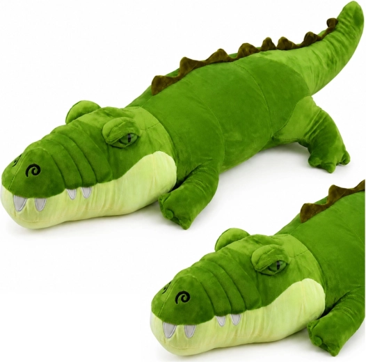 Plyšový krokodýl realistický zelený 70 cm - 1 kus