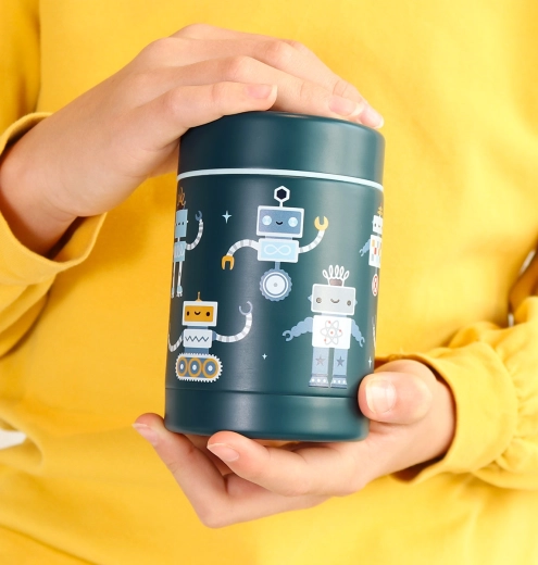 Roztomilý design robotů a snadné přenášení