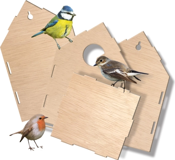 Snadná stavebnice z přírodního dřeva