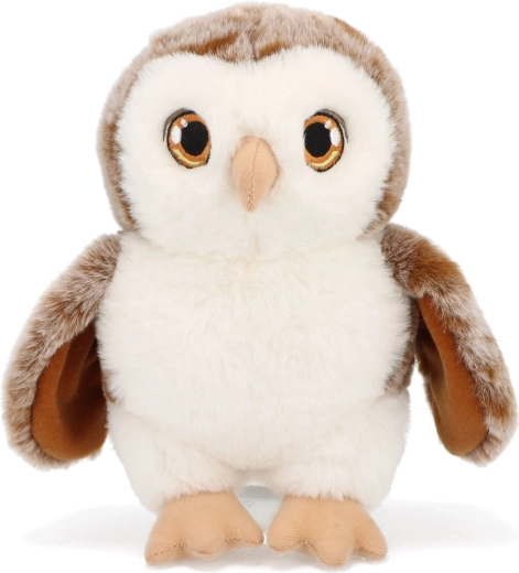 Keel Toys Keeleco sova pálená ekoplyšová hračka 21 cm