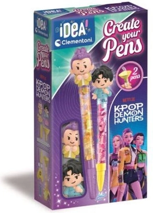 Clementoni Idea Art mini továrna na pera KPOP Demon Hunters Rumi a Jinu