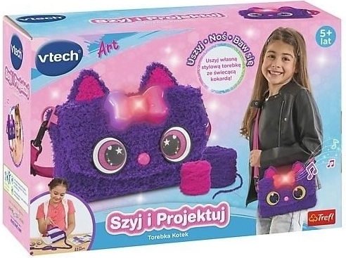 VTech kreativní sada na výrobu kabelky kočička