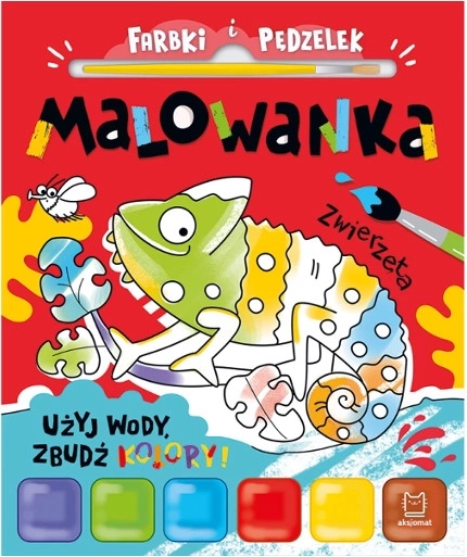 Malovánka s vodovkami a štětcem – Zvířátka