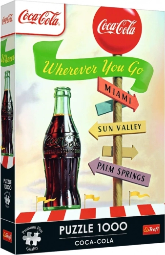 Puzzle 1000 Premium Plus – COCA-COLA Kamkoli míříš