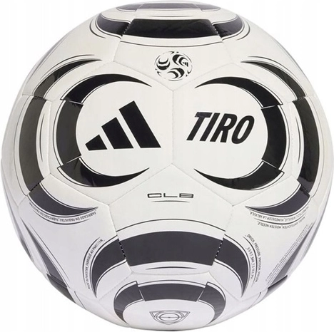 Adidas Tiro club fotbalový míč černo-bílý