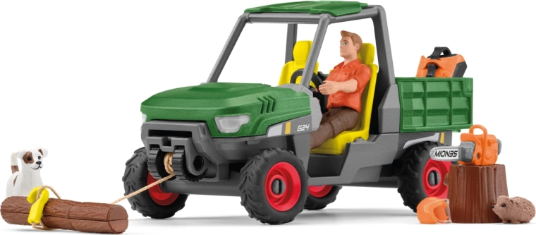Terénní auto do lesa s navijákem