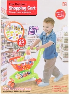 Dětský nákupní košík s doplňky