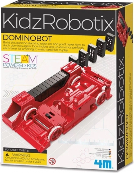 Vzdělávací sada Dominobot – robot na skládání domina