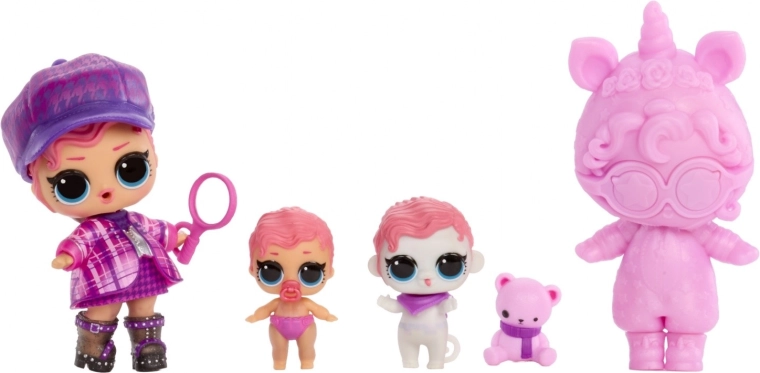 Módní panenka, miminka a mazlíček