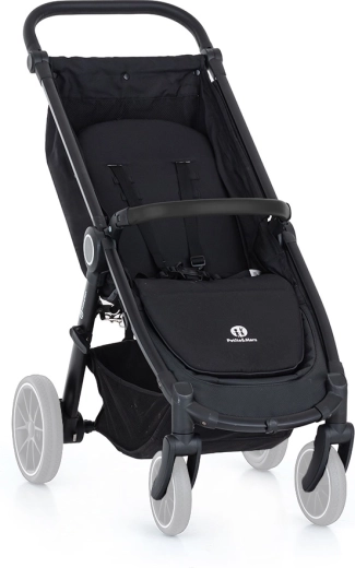 Petite&Mars kočárek Street+ black – konstrukce bez koleček