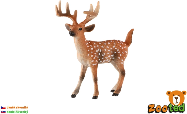 Zooted daněk skvrnitý – figurka 12 cm