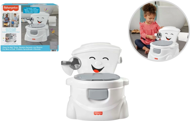 Fisher-Price interaktivní dětský nočník toaleta se zvuky