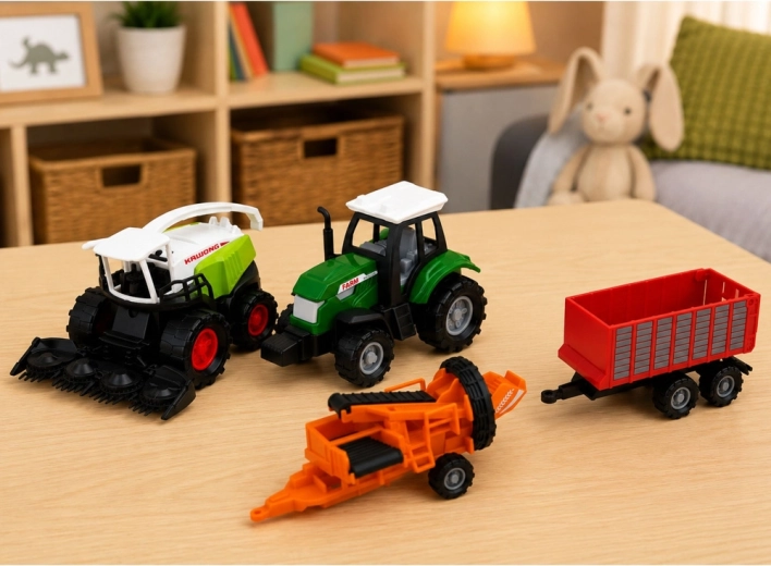 Čtyři stroje pro kompletní farmářskou hru