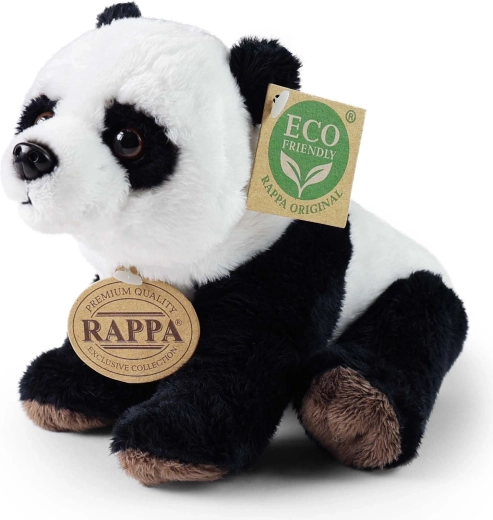 Plyšová panda sedící Eco-Friendly 18 cm