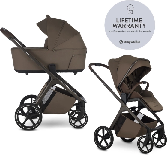 Easywalker kombinovaný kočárek Zoey Go chestnut brown