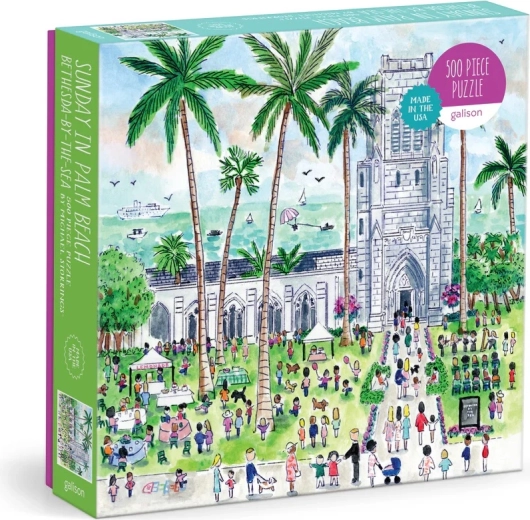 Puzzle Galison Neděle v Palm Beach 500 dílků