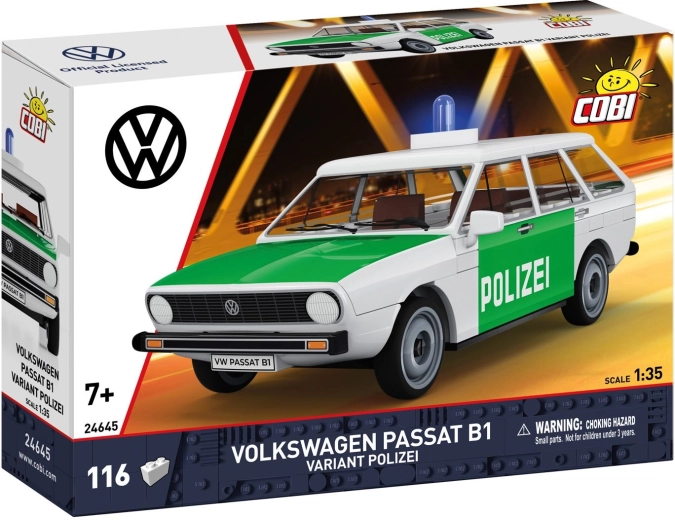 Cobi Volkswagen Passat B1 Variant policie 1:35 (116 dílků)