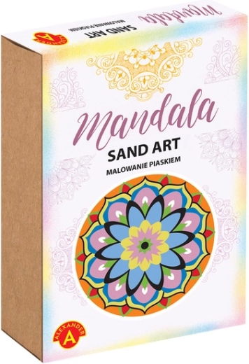 Malování pískem – mandala