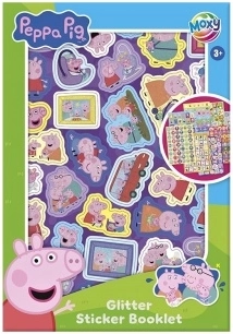 Samolepky Prasátko Peppa – třpytivé (8 archů)