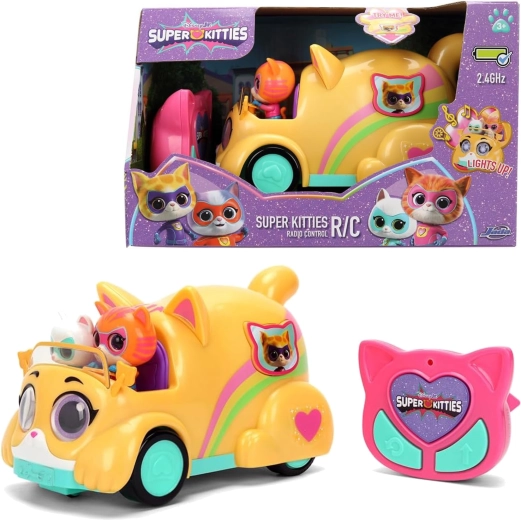 Jada Toys SuperKitties dálkově ovládané auto RC s Ginny a Bitsy