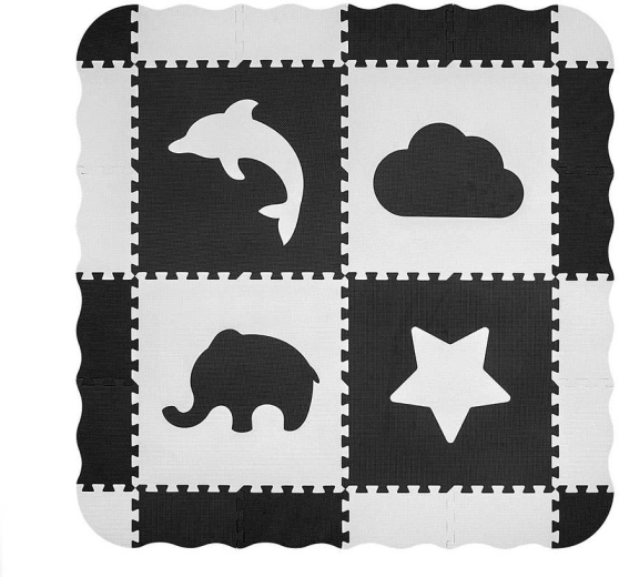 Penová puzzle podložka ohrádka Milly Mally Jolly 2×2 šedá