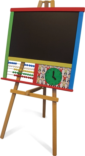 Babu barevná tabule s počítadlem a hodinami