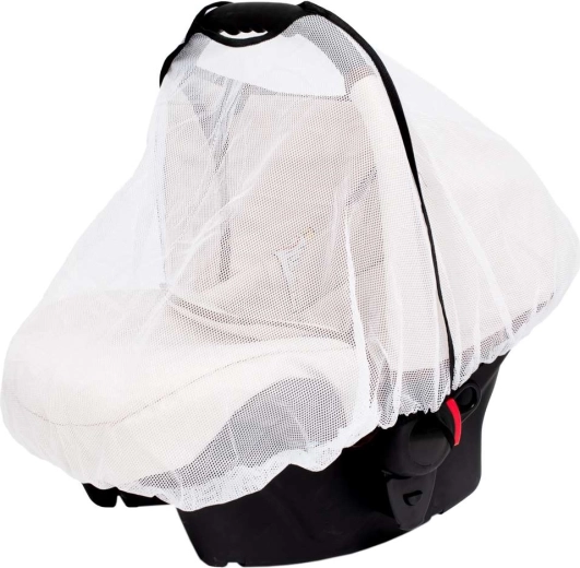 Moskytiéra na autosedačku new baby basic bílá