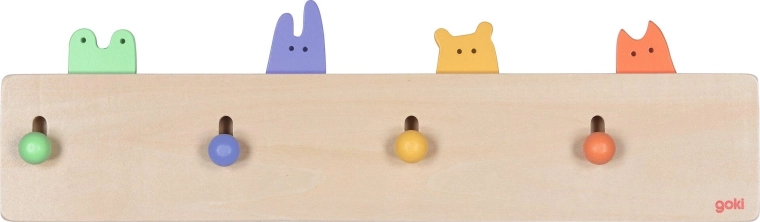 Goki nástěnný věšák kuckulino se zvířátky
