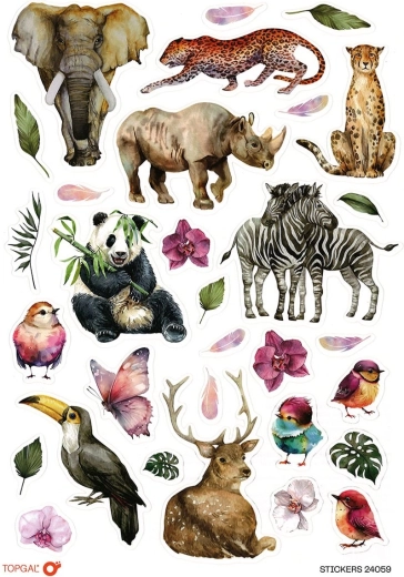 Topgal samolepky Animals