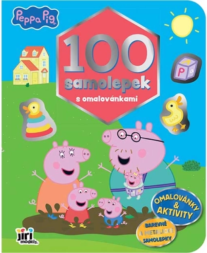 Prasátko Peppa: omalovánky s více než 100 samolepkami