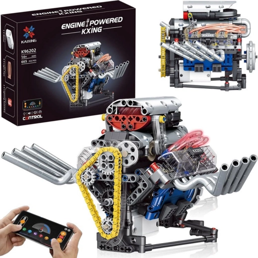 Stavebnice Mould King mini motor 665 dílků