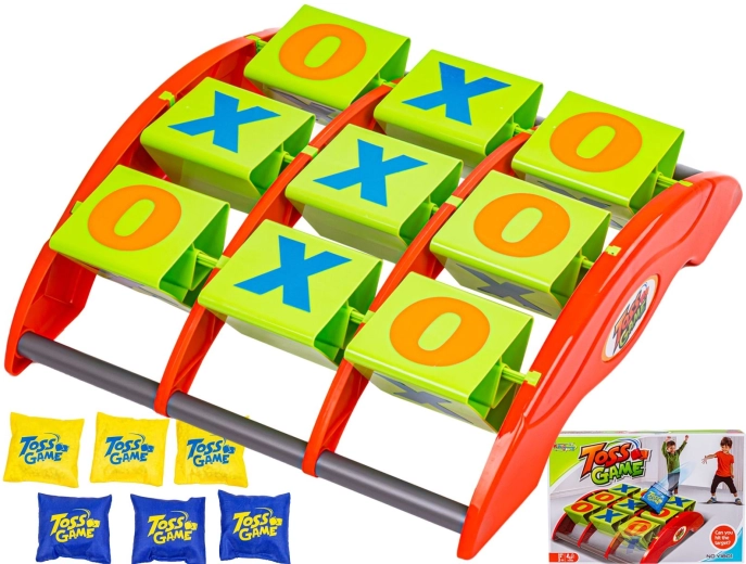 Toss Game kroužky a křížky házecí hra na cíl – velká verze