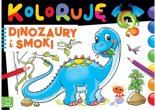 Omalovánky – dinosauři a draci