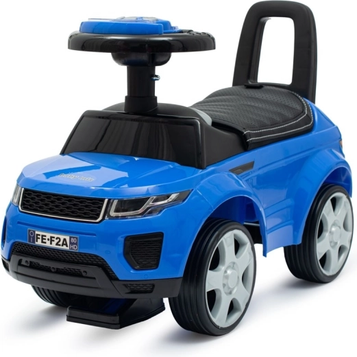 Dětské odrážedlo BABY MIX Prime SUV modré s eko kůží
