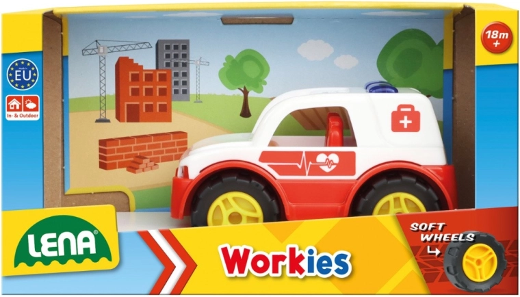 LENA Workies sanitka 12 cm v krabičce