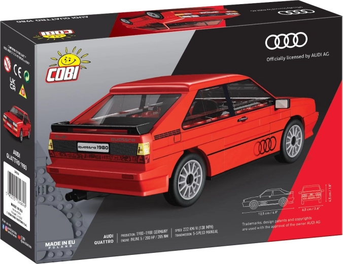 Oficiální licencovaný model Audi v měřítku 1:35