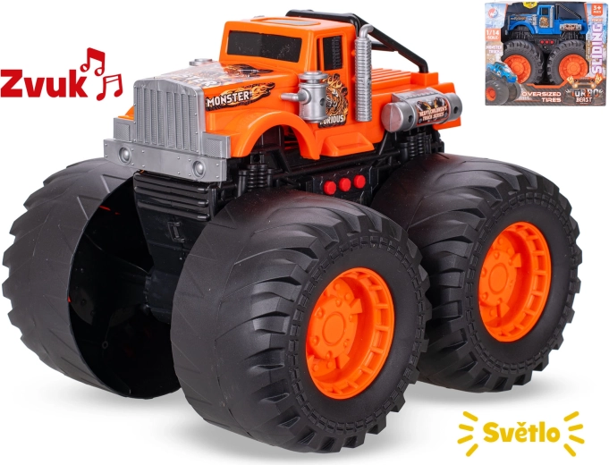 Auto monster truck 28 cm se světly a zvuky