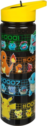 Pokémon láhev na pití se slámkou 600 ml