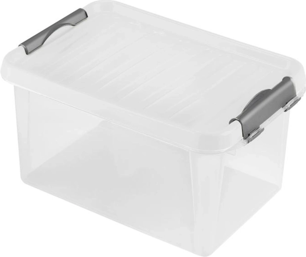 Plastový úložný box s víkem Heidrun 8 l
