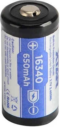 Formát 16340 / R-CR123 a kapacita 650 mAh