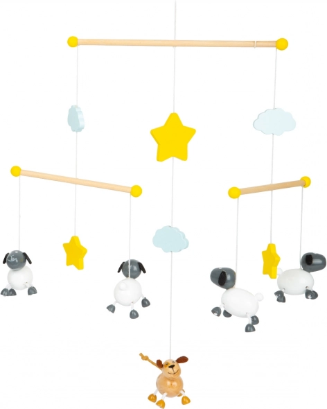 Závěsný kolotoč nad postýlku s ovečkami SMALL FOOT