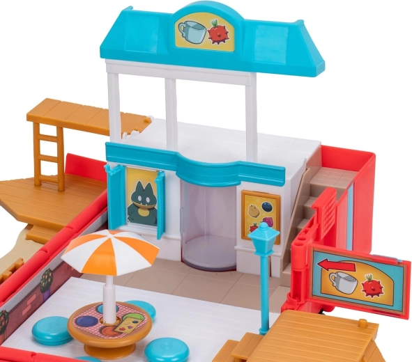 Kavárna a městská scenérie pro role-play