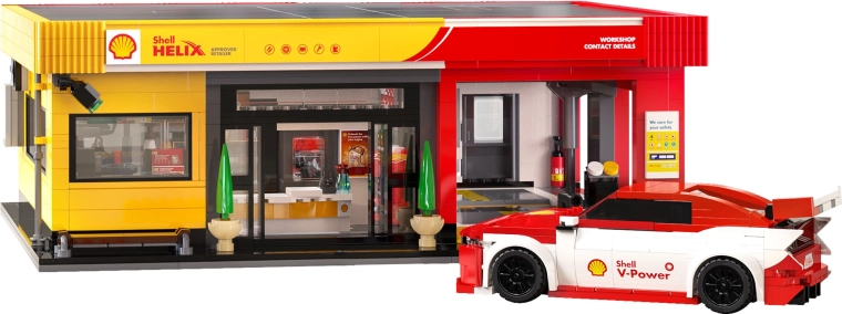Autentická servisní stanice Shell