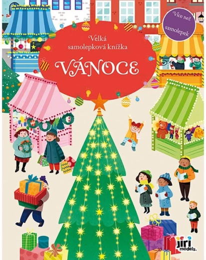 Velká samolepková knížka Vánoce