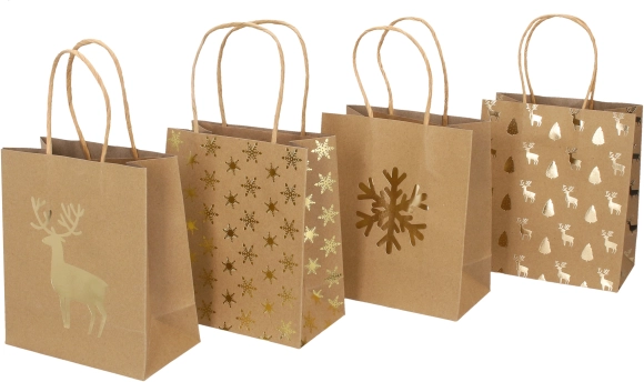 Vánoční dárková taška XS 15x17x8 cm