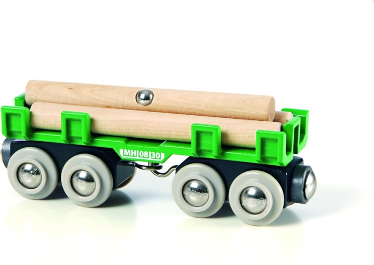 Nákladní vagon pro přepravu dřeva s magnetickým mechanismem