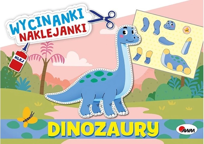 Kreativní sešit Vystrihovánky a samolepky – dinosauři